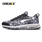 Кроссовки ONEMIX мужские, дышащая сетчатая спортивная обувь для улицы, плоская подошва, с воздушной подушкой, для тренировок и бега, осень