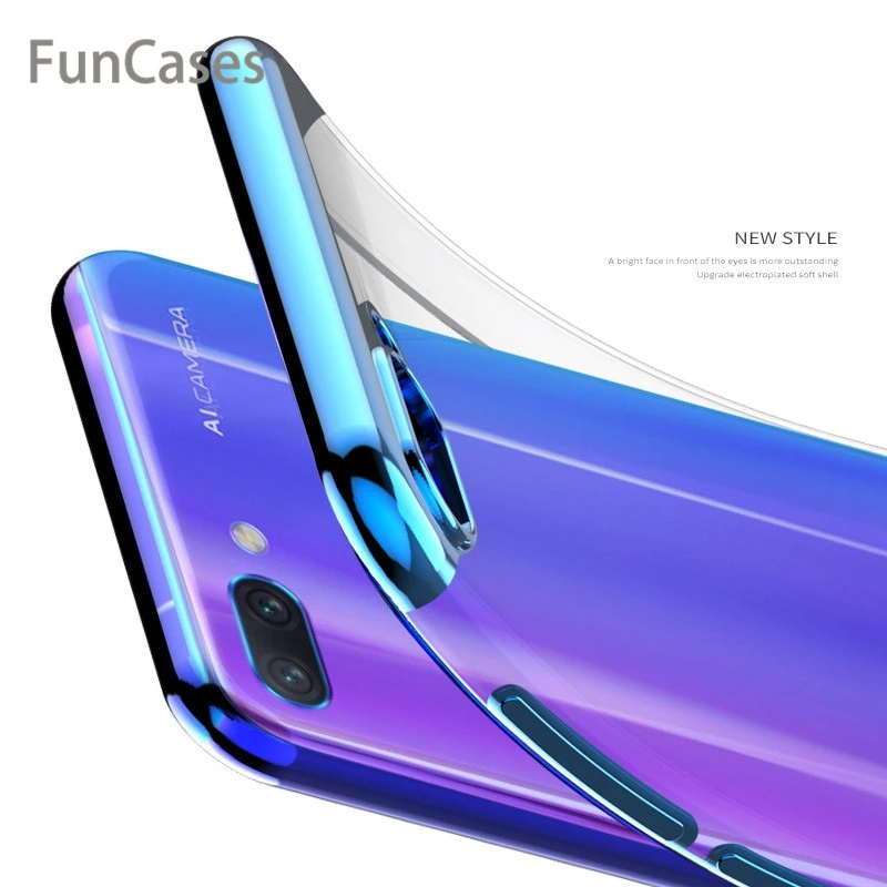 Huawei Honor 9 Lite 10 Funda Силиконовое тонкое прозрачное покрытие Мягкий ТПУ чехол huawei 8 8Pro