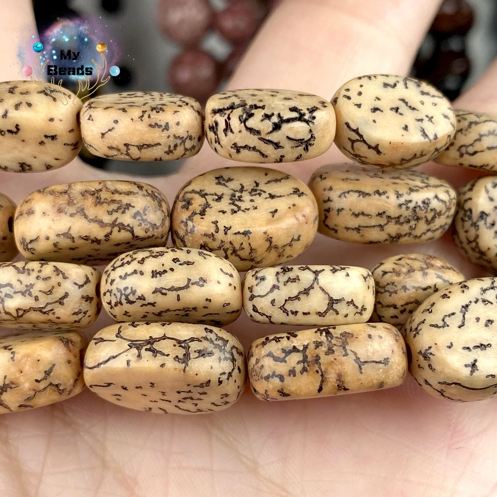 Wholesale Natural Bodhi Irregular Chips Beads Gravel Loose Spacer Round Beads For Jewelry Making DIY Bracelet Accessories 15