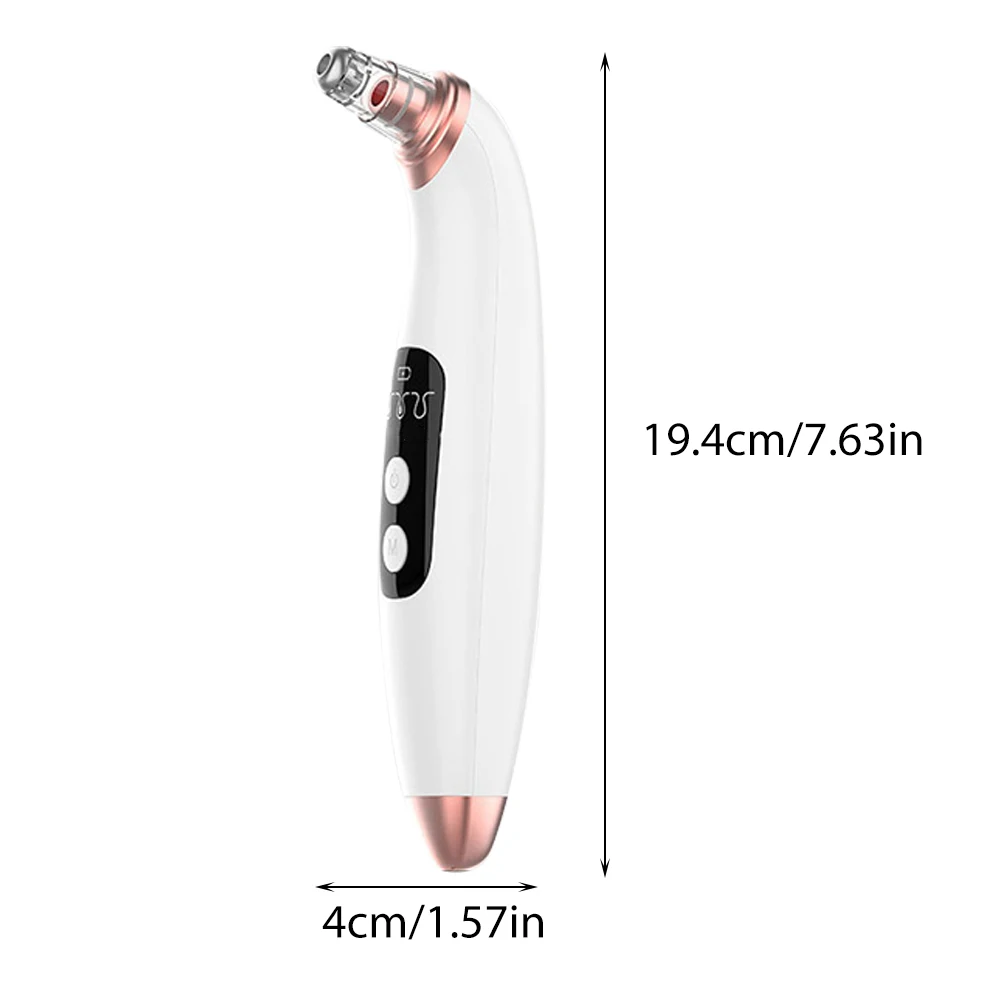 

6 In 1 Electric Facial Pore Cleaner Exfoliator Face Blackhead Remover Acne Vacuum Deep Cleansing Suction Machine With Probes