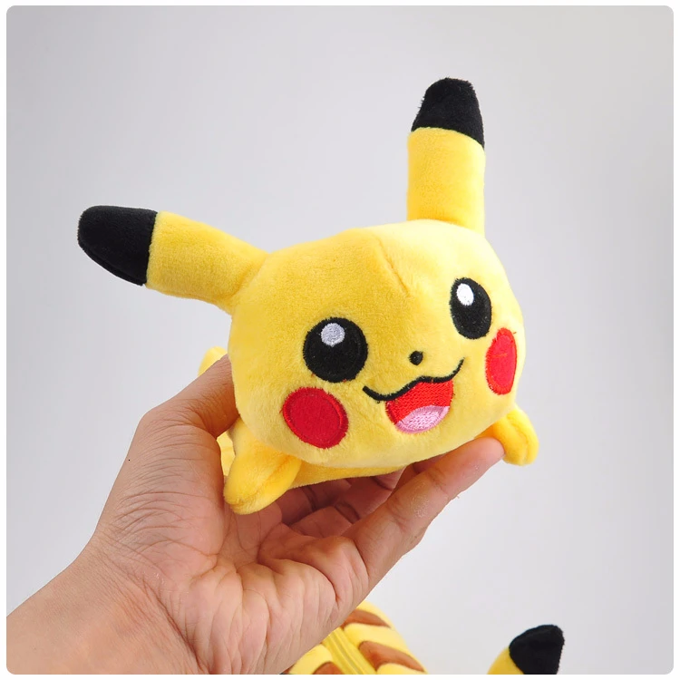 As shown in the figu Мультяшный плюшевый чехол с рисунком Пикачу, чехол Bts Pokemon go, чехол для карандашей, бутик, школьные принадлежности, estojo de lapis plumier, канцелярские принадлежности - Цвет: As shown in the figu