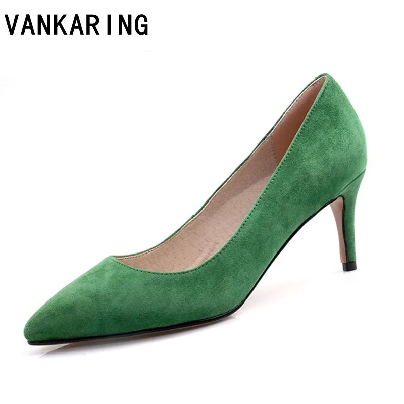 Туфли-лодочки женские на тонком высоком каблуке Офисная повседневная обувь