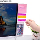 Креативная доска для записей, монитор сообщений для клейкой ленты, прозрачная визитница для телефона, настольные пластиковые канцелярские принадлежности