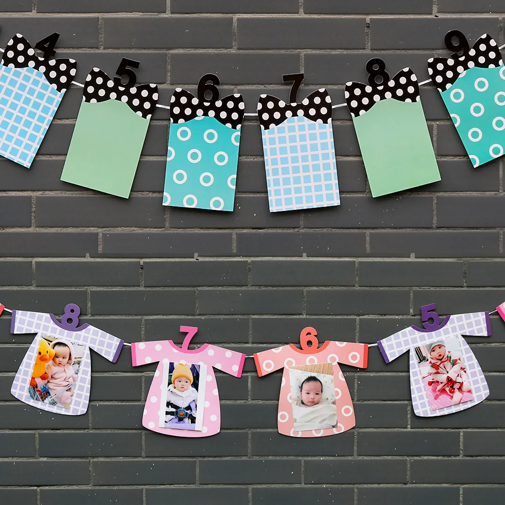Гирлянда с надписью Baby Shower на 1 год|Флажки вымпелы и конфетти| |