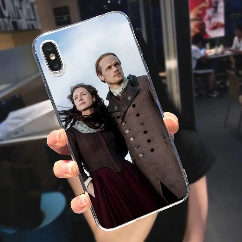 

OUTLANDER Tv Shows the film Phone Case Transparent for iPhone 6 7 8 11 12 s mini pro X XS XR MAX Plus