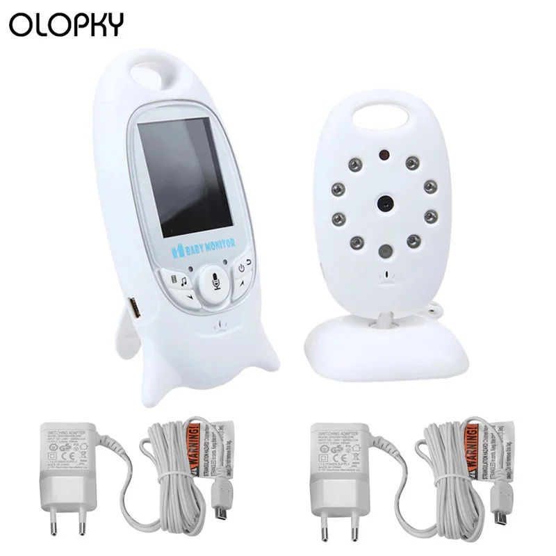 2.0inch LCD Screen With Infrared Night Vision Two Way Talking Shooting Temperature Detection Digital Audio Baby Monitor Camera |