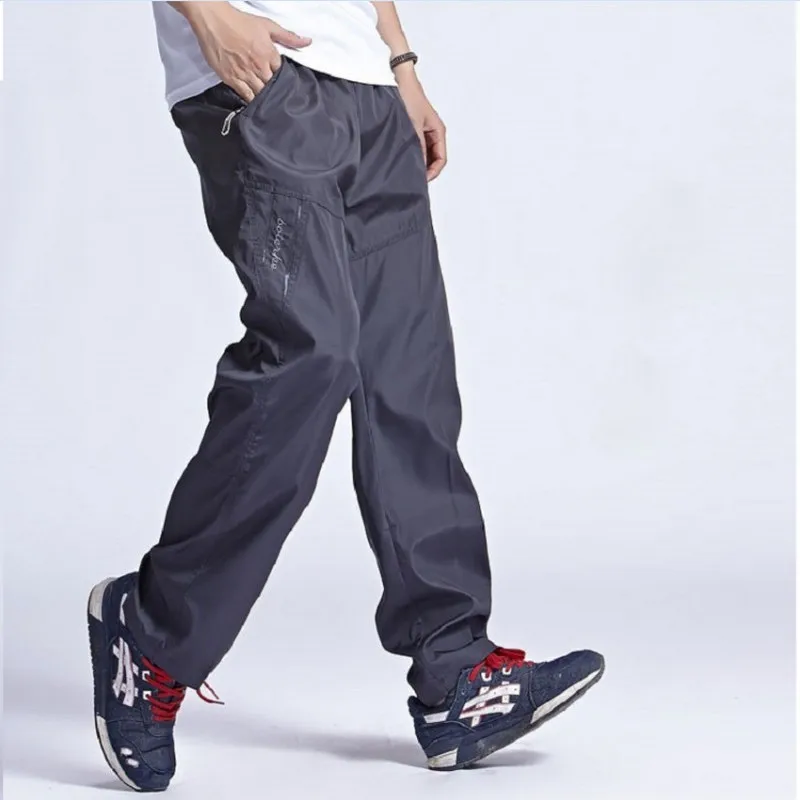 

2021 Sportswear Joggers Outside Men's Casual Pants Quickly Dry Breathable Male Pants Men Trousers Sweatpants Active Pants 6XL