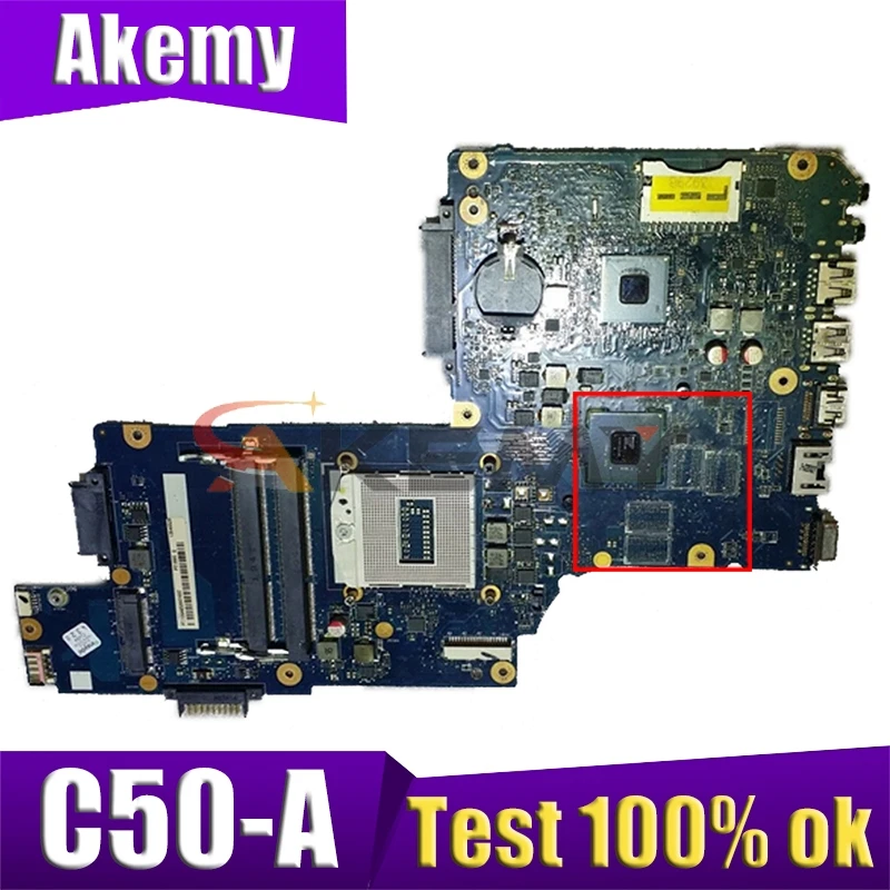 

AKEMY H000063000 For TOSHIBA Satellite C50-A Notebook Mainboard SR17E N14M-GL-S-A2 DDR3 Laptop motherboard