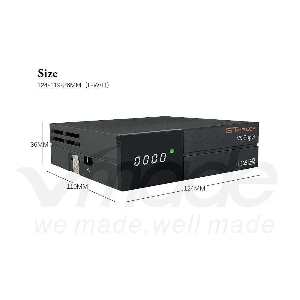 Бесплатный спутниковый ресивер Gtmedia V9 Super HD 1080P для Испании встроенный Wifi DVB S2 ТВ V8