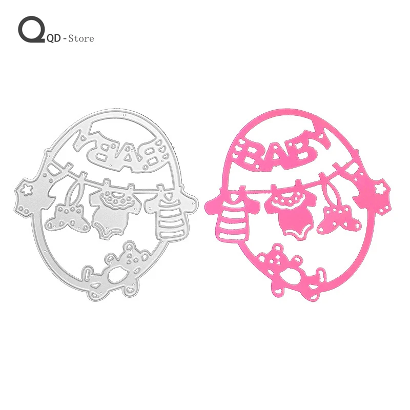 

Scrapbook Children's Educational Baby Cutting Dies Handmade Tools DIY Card Make Mould Model Craft Decoration Metal Cutting Dies