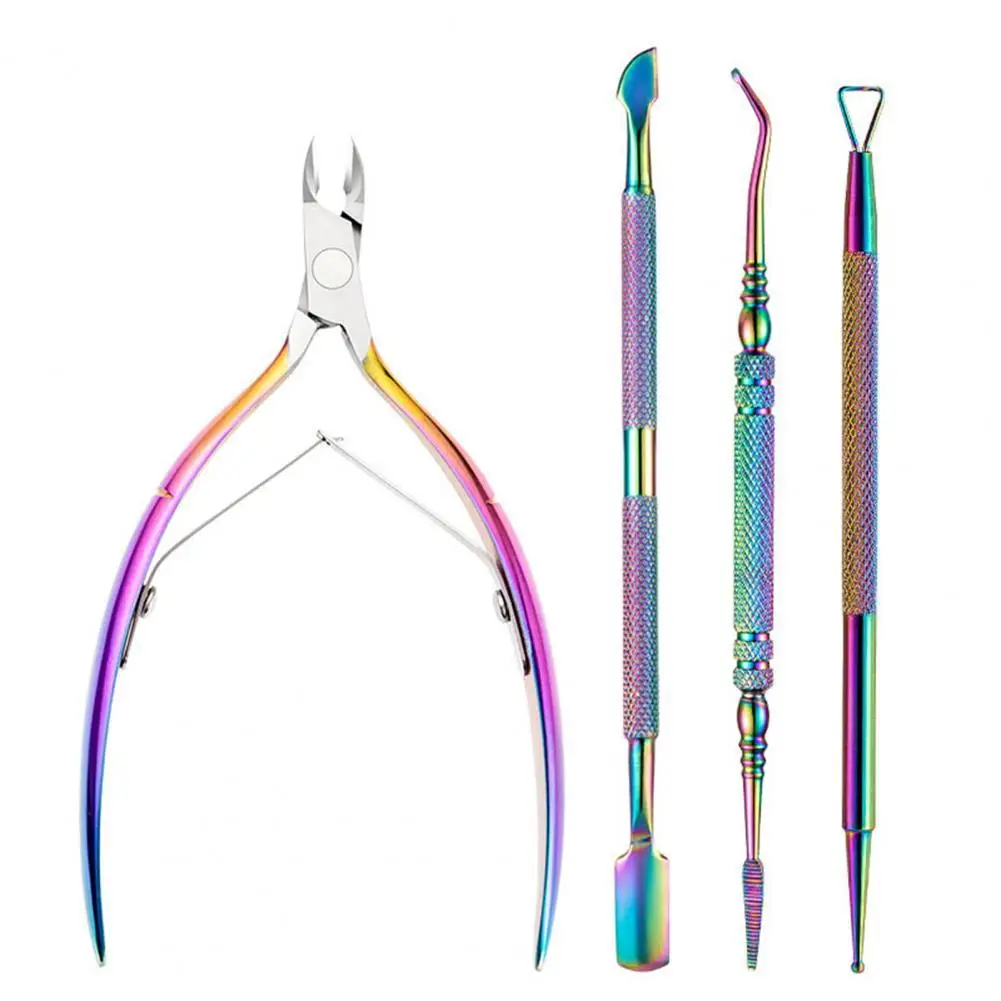 

1 Set Professional Cuticle Trimmer Remover Pusher Scissors Stainless Steel Cuticle Nipper Cutter Clipper Pedicure Manicure Tools