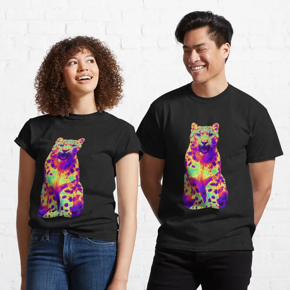 

Tops T Shirt Women Psychedelic Cat III Classic T-Shirt