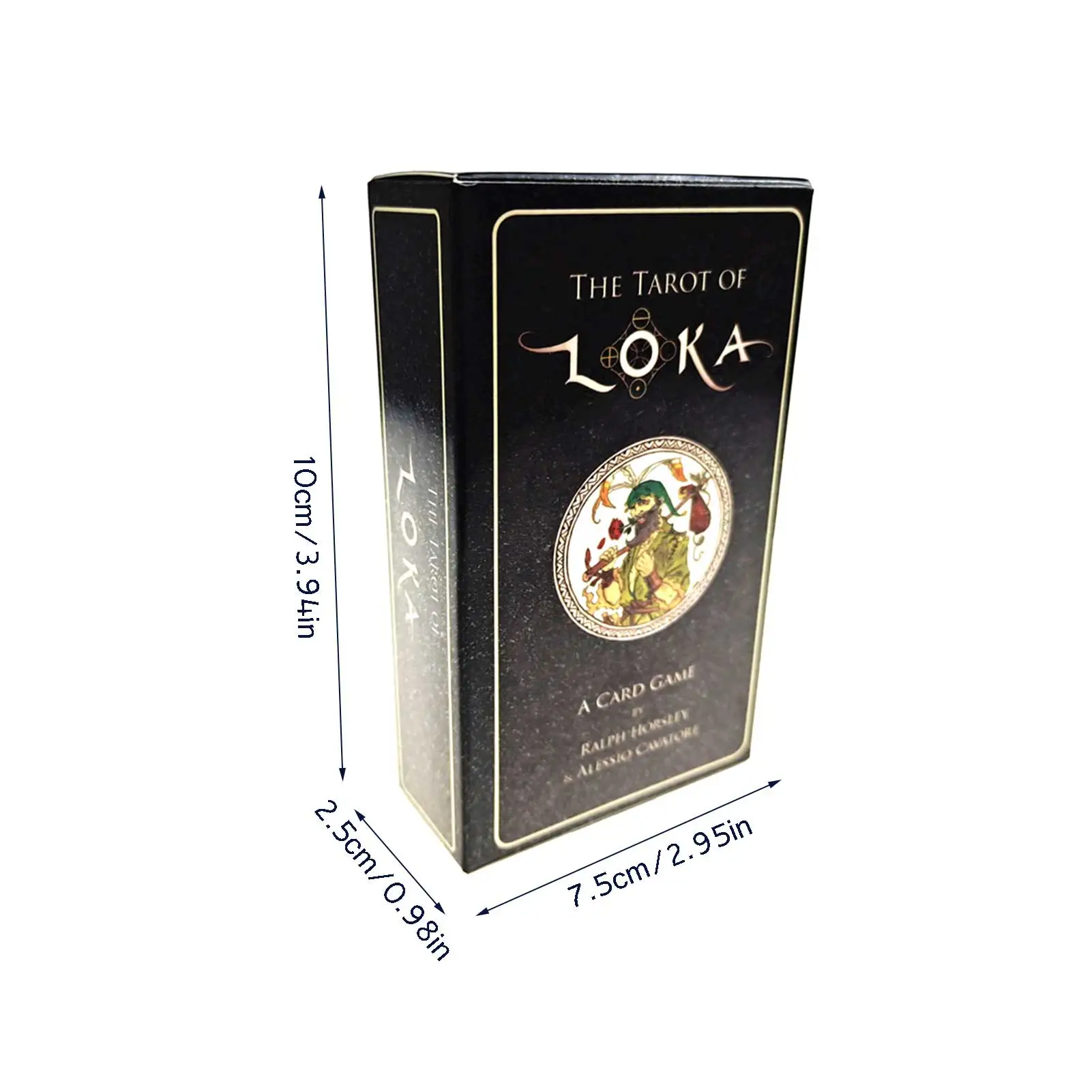 

Board Games Cards Lokn Tarot Full English Classic playing cards Imaginative Oracle Divination Fat Game Tarot Cards With PDF