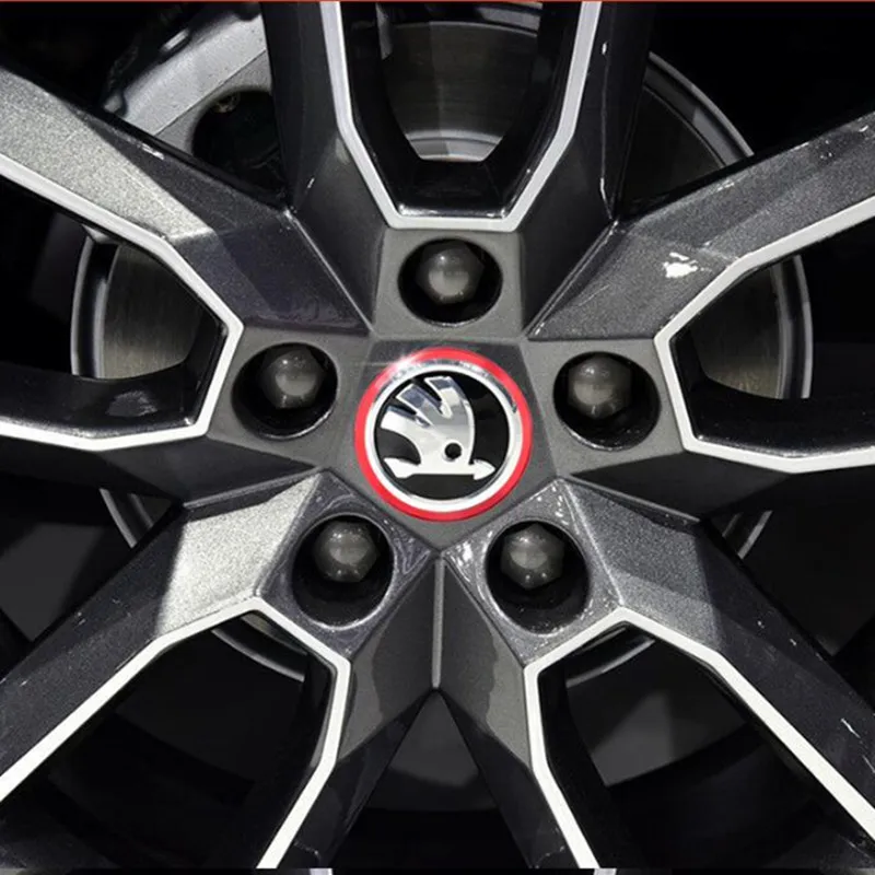 

Aluminum Alloy Car Styling Ring Wheel Hub Decoration Circle For Skoda Octavia A5 A7 Yeti Roomster Fabia Rapid Superb Accessories