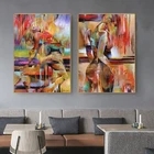 Современное боди-арт сексуальное тело обнаженная красота Женская картина маслом на холсте плакаты и принты настенные картины для гостиной