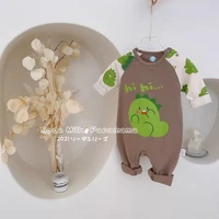 lovely milk spring and autumn baby jumpsuit brand discount childrens wear one generation