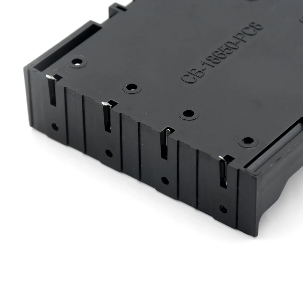 1 2 3 4 Slots 18650 Battery Holder 3.7V Clip Box Case For Rechargeable Li-ion Storage |