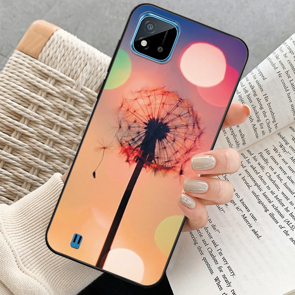 for realme c11 case fundas on oppo realme c11 2021 6 52 soft silicone back cover for realme c11 2021 tpu protective phone case free global shipping