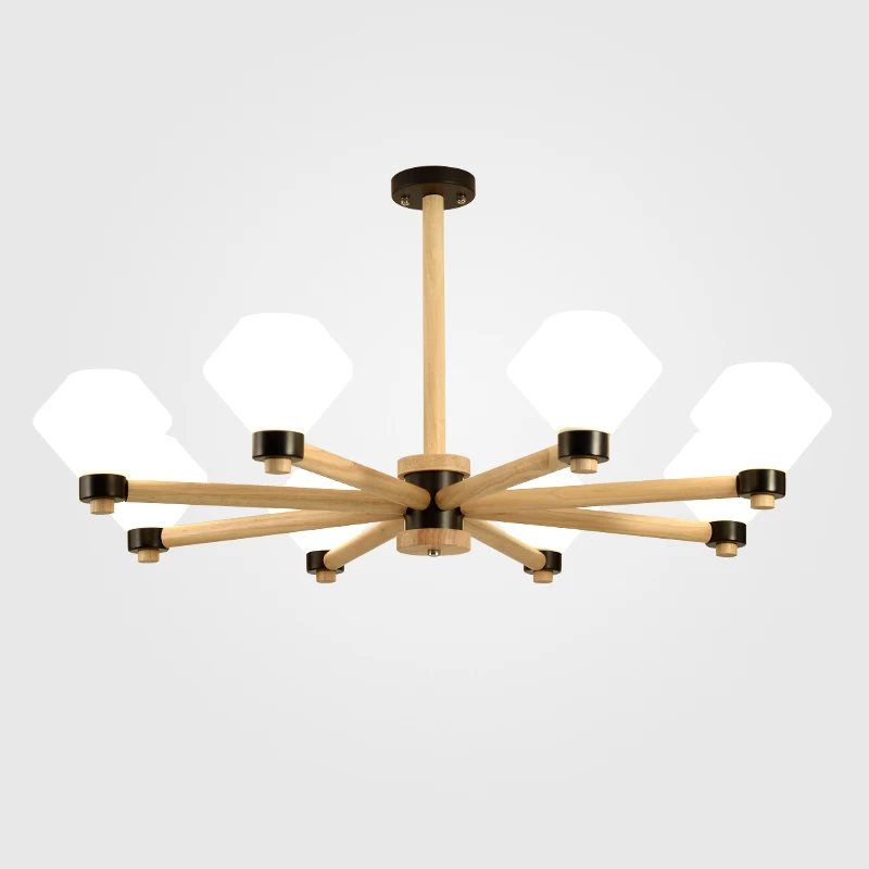 Деревянные потолочные светильники для гостиной спальни 2020|Люстры| |