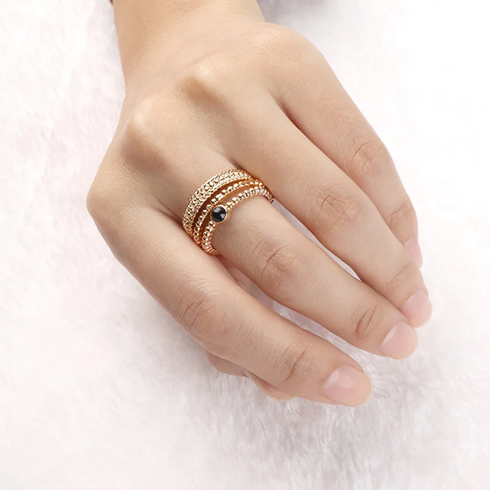 5 шт./компл. Модный комплект кольца с рисунком Луны женские ювелирные изделия