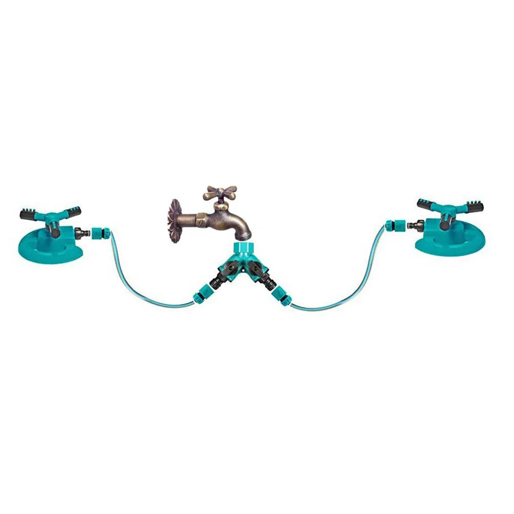 

One Set 3/4\" Thread Y Shape Garden Hose Pipe Splitter Plastic Water 1/2inch Quick Connector Garden Irrigation System Supplier