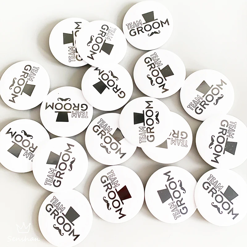 6 шт бакалавра вечерние Команда жениха знак украшения команда поставки | Дом и сад