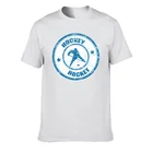 Мужская хлопковая футболка, с коротким рукавом, с принтом логотипа