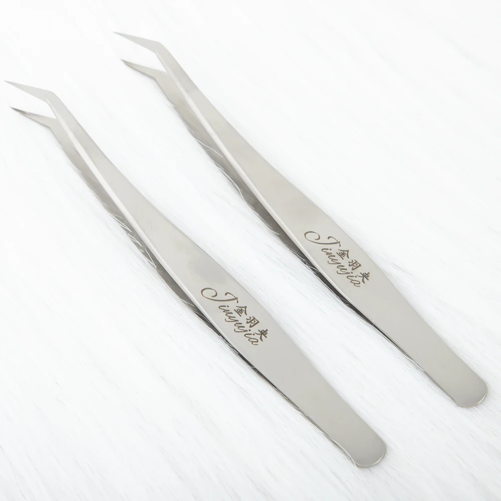 100% ультра точный Пинцет для ресниц из нержавеющей стали наращивания