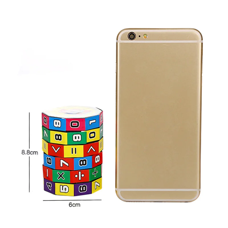 Дети Mathermatics цифры Волшебный куб игрушка ручной Спиннер-головоломка игра подарки