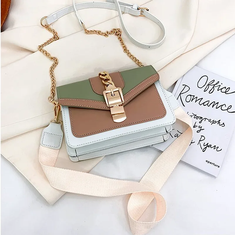 

designer bags Fashion Lock Flap Bag Pu Leather Shoulder Bags for Women 2021 Ladies Crossbody Bag Designer High Quality Handbags
