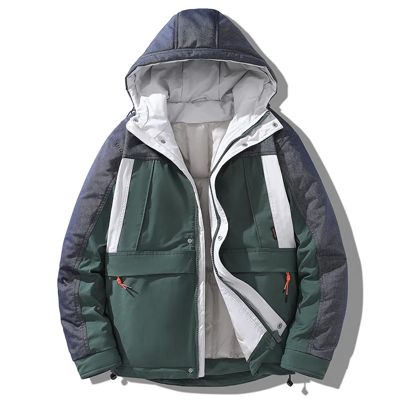 Men's Winter Fashion Jacket Thickened Warm Padded Jacket New Korean Casual Down Padded Jacket Men's Trend