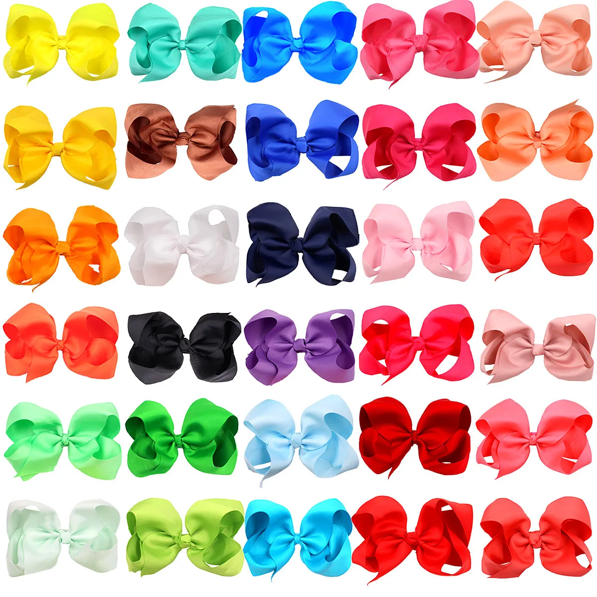 

Заколки для волос для девочек, 6 дюймов, 30 шт./лот