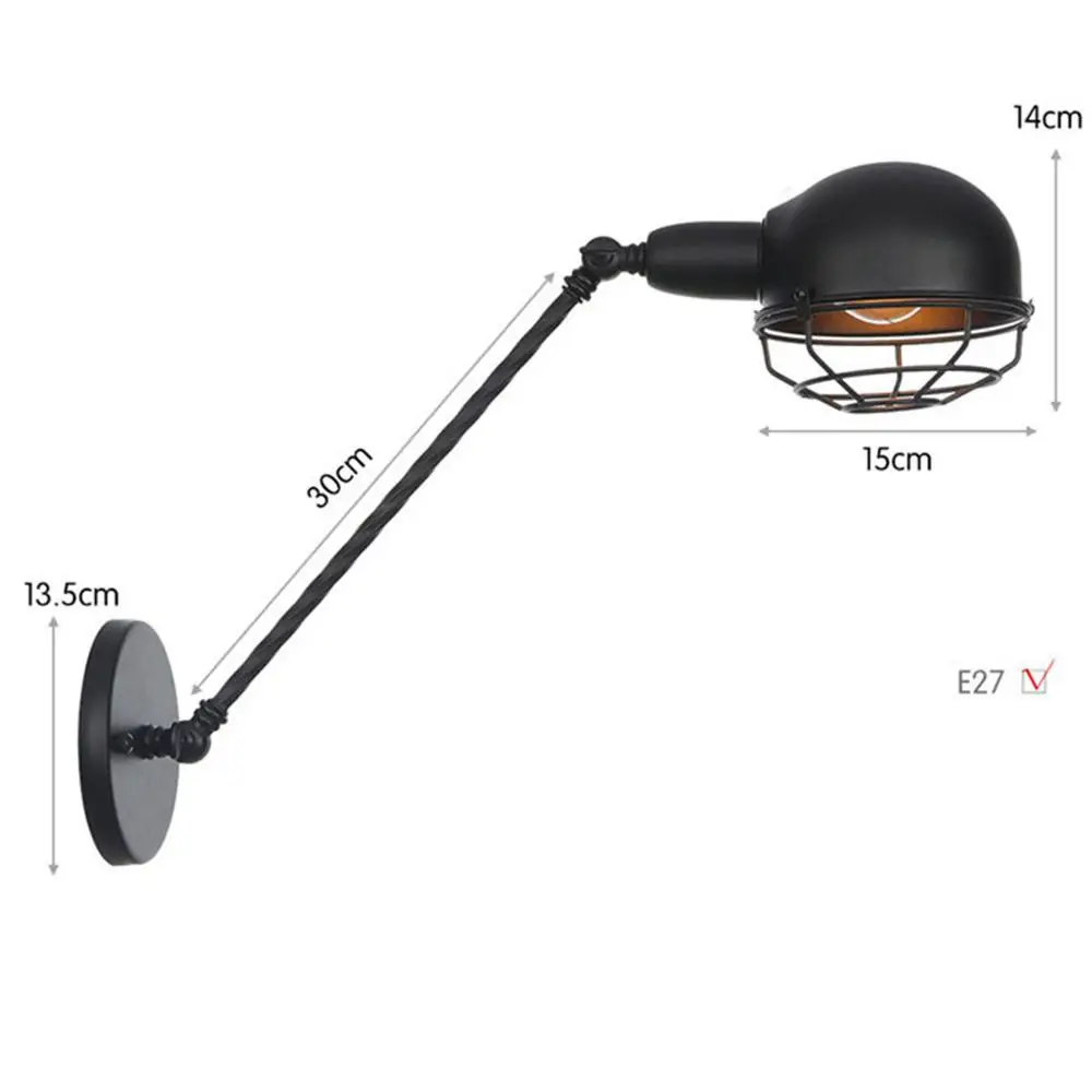 Винтажный настенный светильник в американском стиле настенное бра Эдисона с