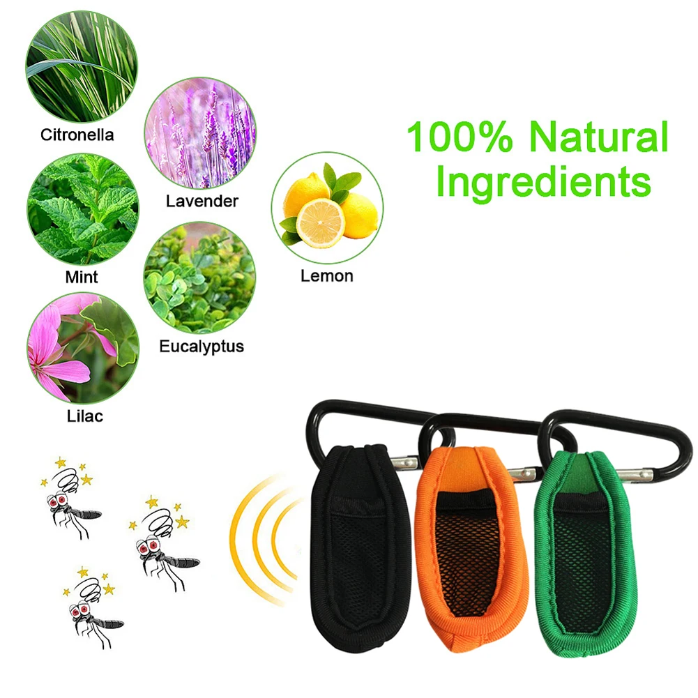 Репеллент от комаров на запястье для отпугивания насекомых средство борьбы с