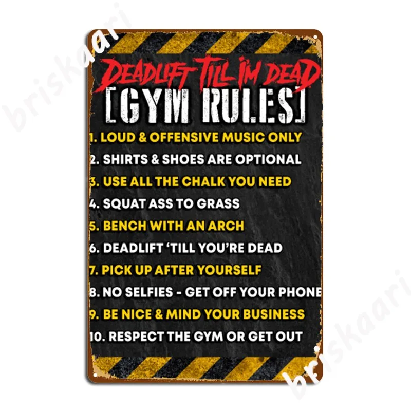 

Металлические знаки для кинотеатра Deadlift Till Im Dead спортзала, Декоративные плакаты для гаража, Жестяная Табличка на гараж