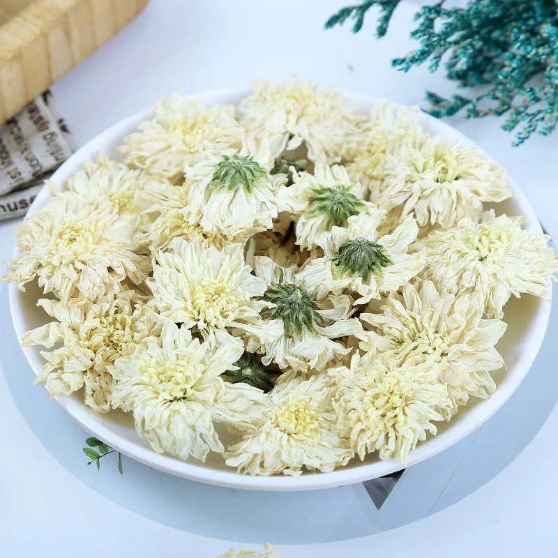 Top сушеные белые цветочные лепестки Хризантемы украшение для дня рождения