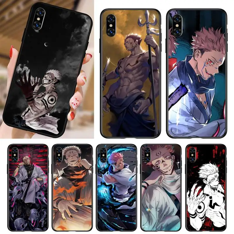

Sukuna Jujutsu Kaisen Phone Case For Iphone 5 5s se 6 6s 7 8 11 12 X Xs Xr Pro Plus Max Mini