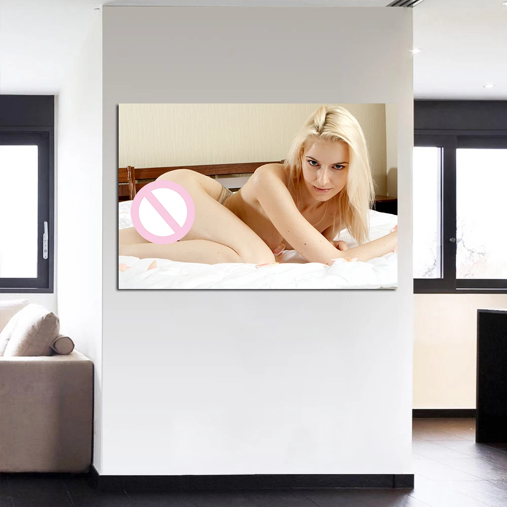 Настенная живопись на холсте фото красивой блондинки сексуальные Плакаты для