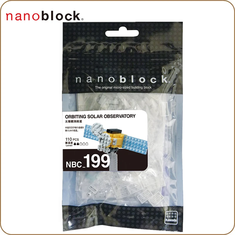 Nano Block Sun Gazing Satellite Nbc _ 199 Новинка! NBC199 Nanoblock обсерватория на орбите солнечной [Мини