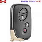 KEYECU для Lexus ES350 GS300 GS430 GS450H GS460 IS250 IS350 LS460 LS600h смарт-брелок для дистанционного ключа без ключа 271451-0140 HYQ14AAB