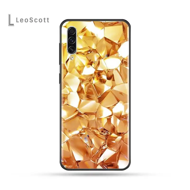

diamond Bling geometric rhombus Phone Case For Samsung A20 A30 30s A40 A7 2018 J2 J7 prime J4 Plus S5 Note 9 10 Plus
