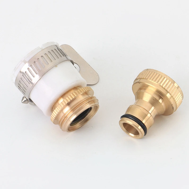 Car Wash Water Gun Faucet Pacifier Eight-Claw Buckle Connector 6 Points to 4 Washing Machine | Дом и сад