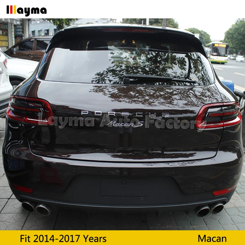 Крыша из углеродного волокна крыло спойлер для порш Макан турбо GTS 2 0 t 3 6 2014 2015 2016