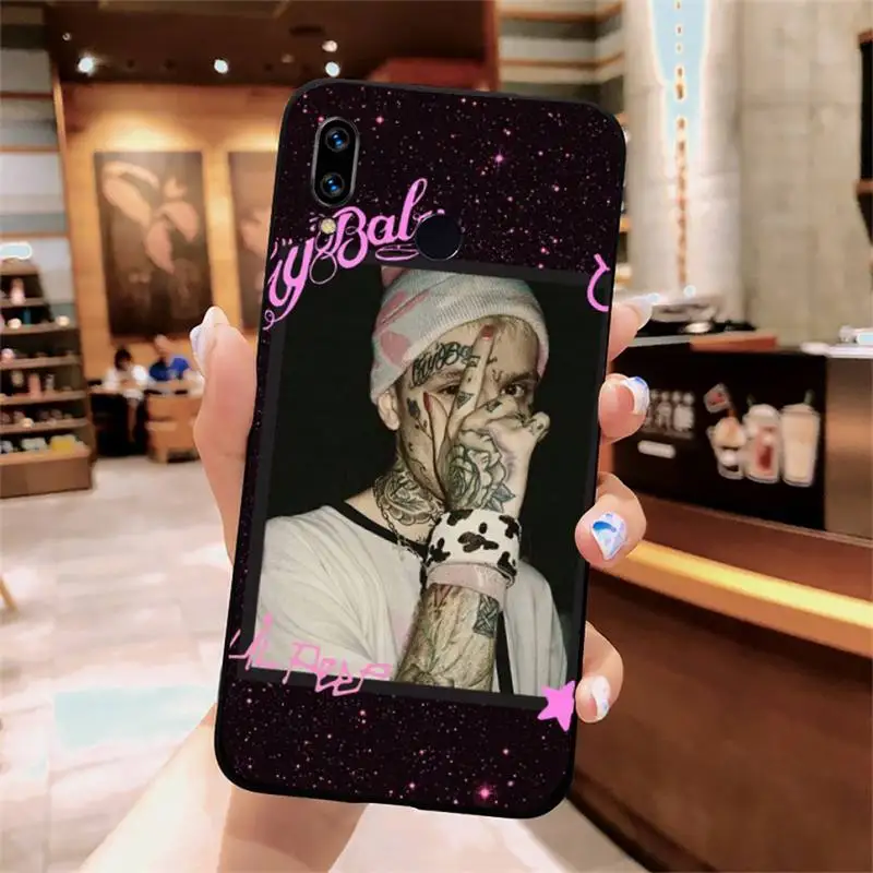 

American rapper singer Lil Peep Phone Case For Xiaomi Redmi note 7 8 9 t k30 max3 9 s 10 pro lite