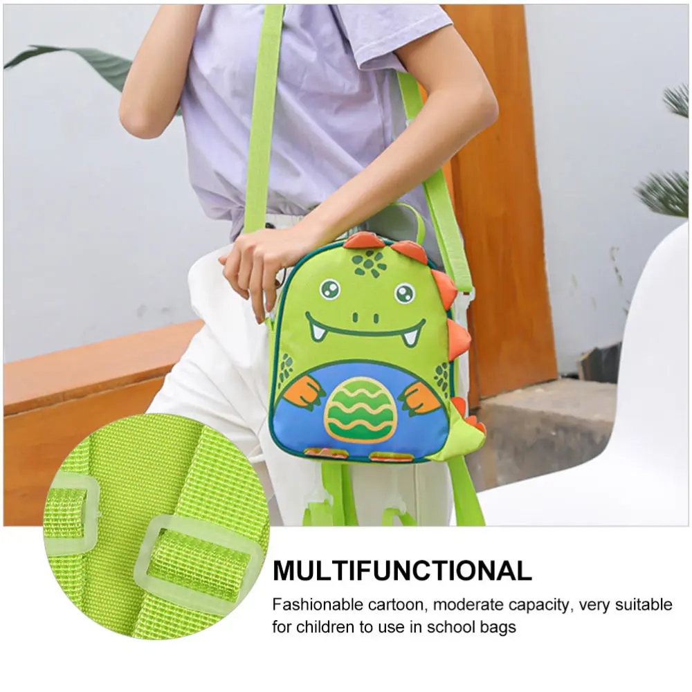 

1pc Kids School Backpack Cartoon Kindergarten Backpack for Children (Green)