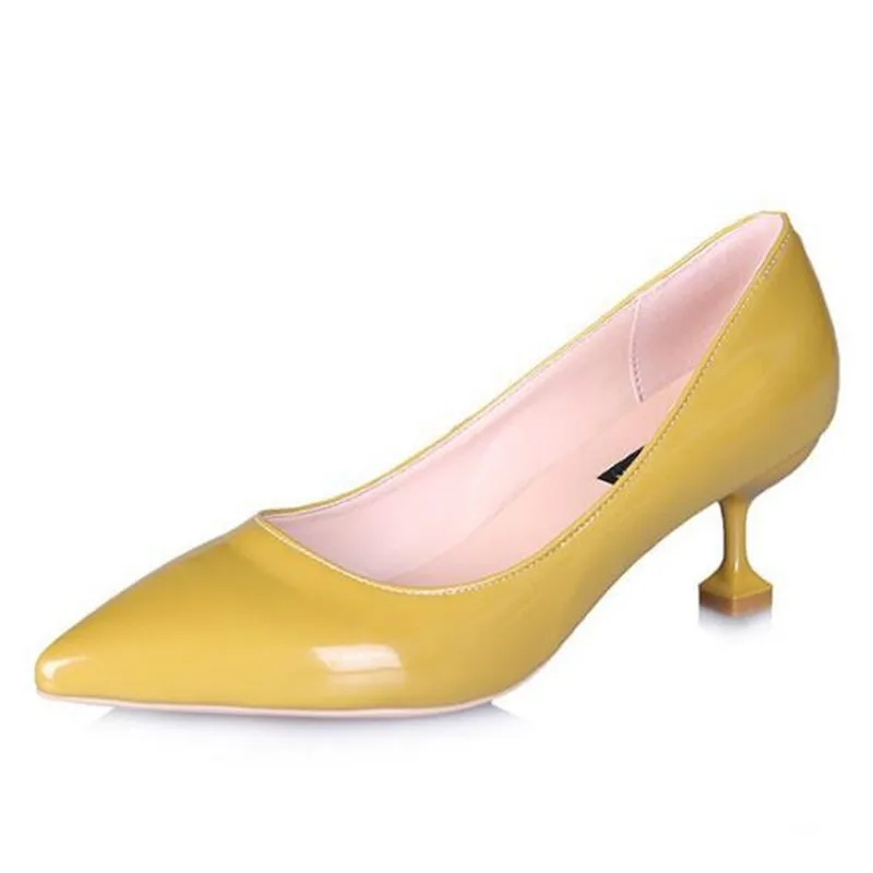 

Sexy Women Pumps Ladies Wedding Shoes Thin High Heels PU Slip On 5.5CM Pointed Toe Party Wedding Shallow Women Shoes 2023 Red