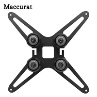 maccura metal black 180180 hotbed y carriage plate with pulley for 180 3d printer heated bed 2040 2020 aluminum profile