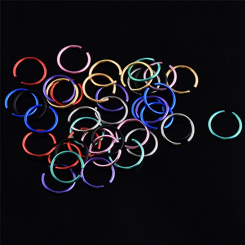 Кольцо для пирсинга носа из нержавеющей стали|Украшения тела| |