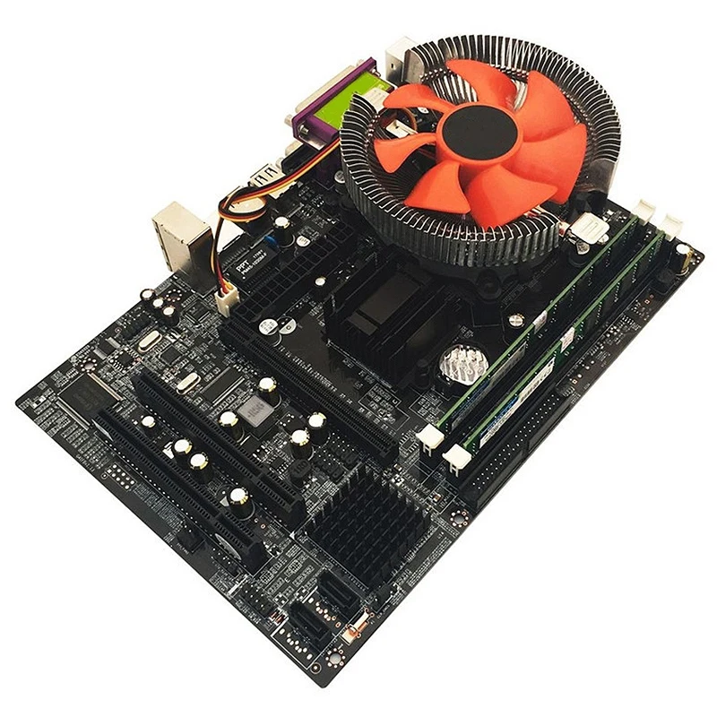 Материнская плата G41 для настольных ПК набор процессоров Intel с четырехъядерным