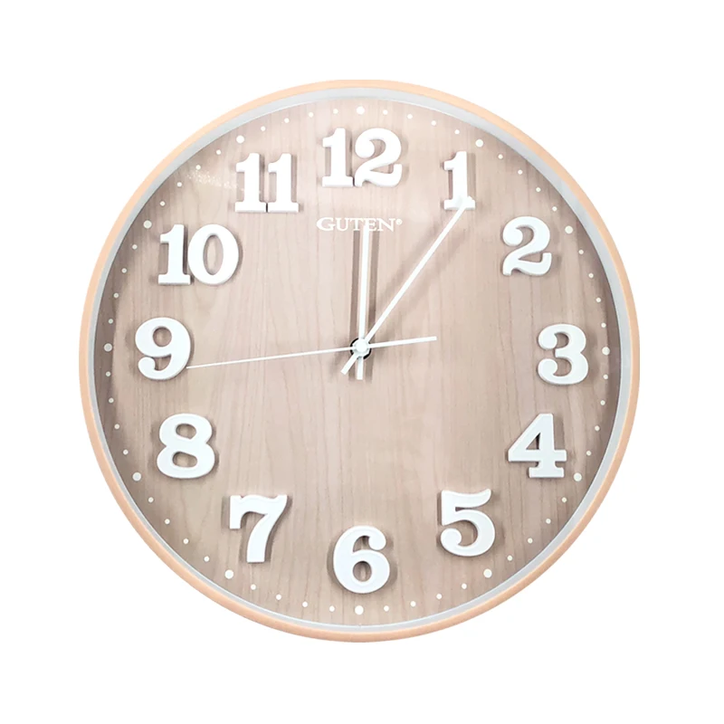 Panda ins wall clock living room home modern simple bedroom mute metal fashion creative Nordic | Wall Clocks